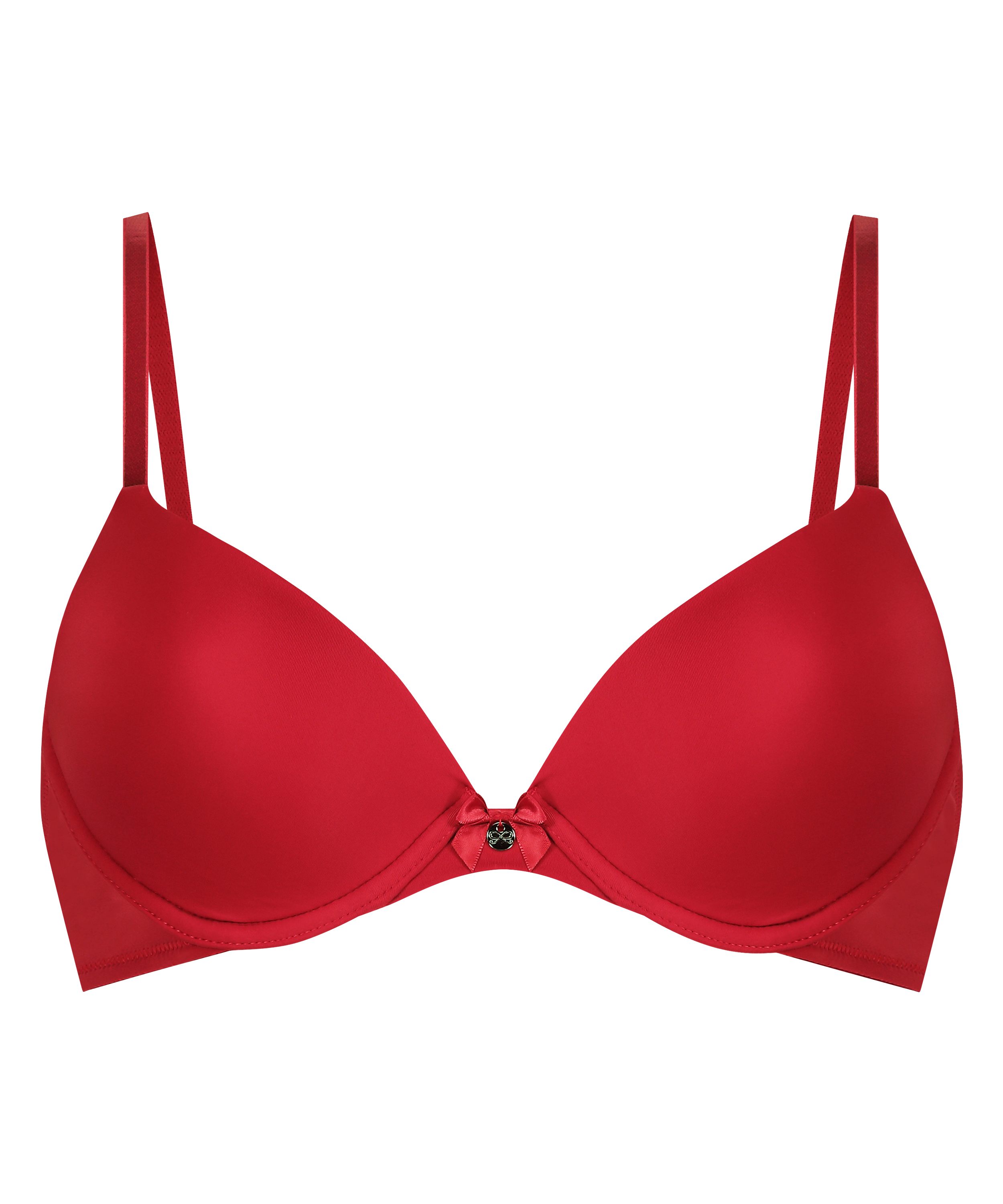 Soutien-gorge à armatures préformé Plunge, Rouge, main