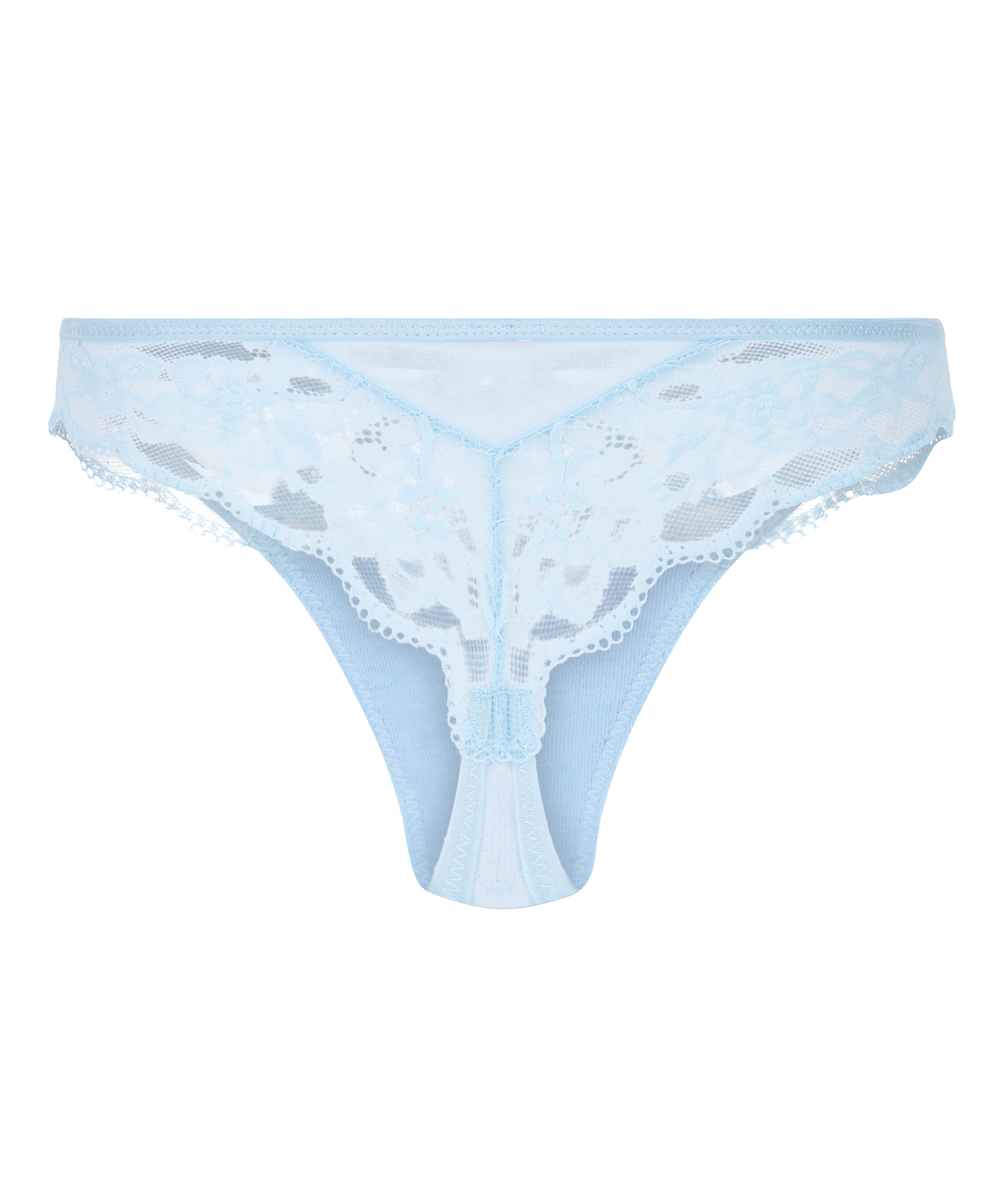 Slip brésilien Lorna, Bleu, main