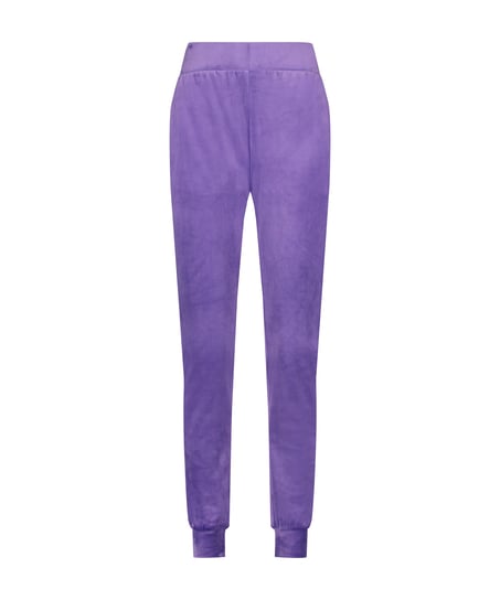 Pantalon de jogging Velours, Violet