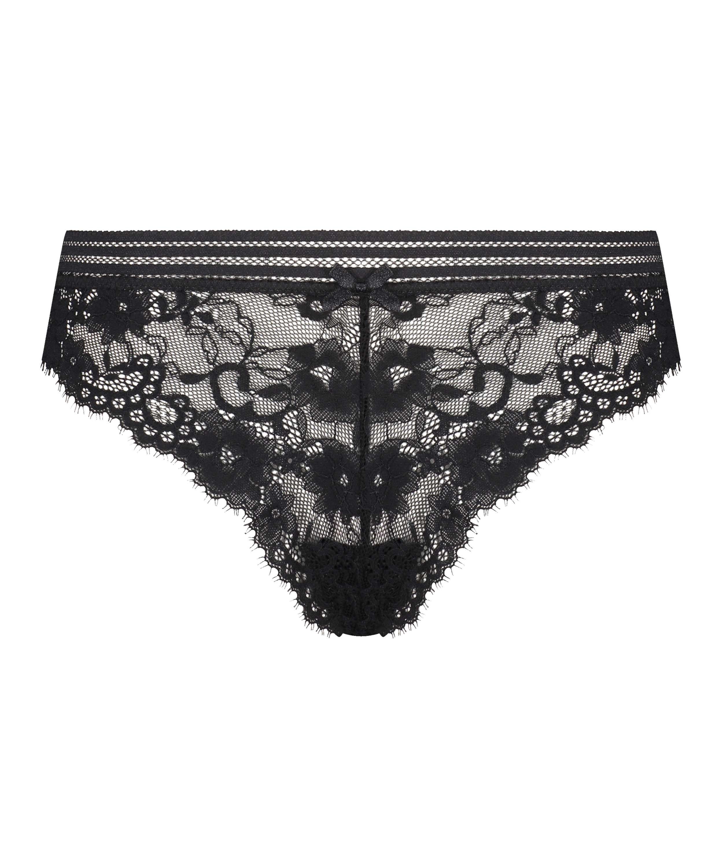 Slip brésilien Samira, Noir, main