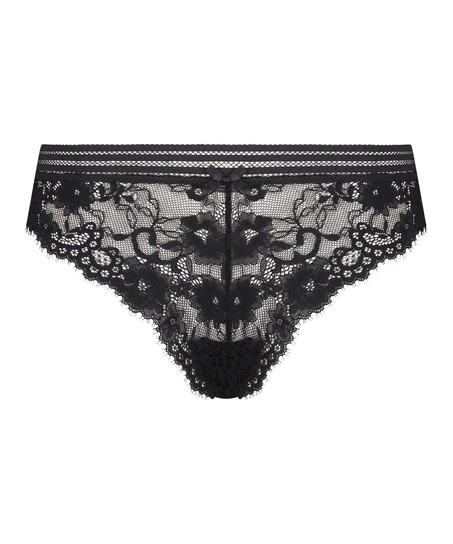 Slip brésilien Samira, Noir