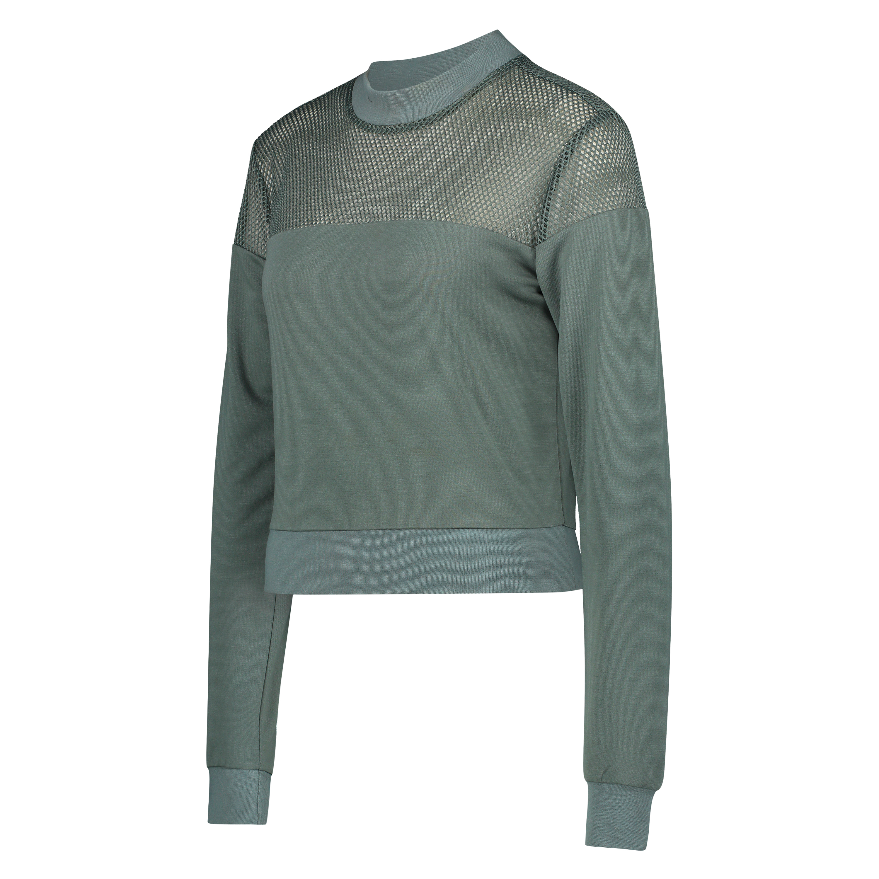 Sweat HKMX en maille, Vert, main