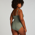 Maillot de bain Shaping Scallop, Vert