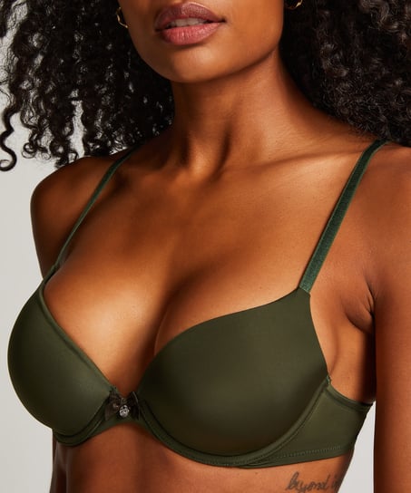 Soutien-gorge à armatures préformé Plunge, Vert
