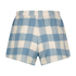 Short Twill Check, Bleu