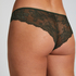 Slip brésilien Invisible Lace Back, Vert