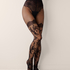 Collants 20 Deniers Dentelle, Noir