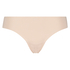 String invisible en coton, Beige