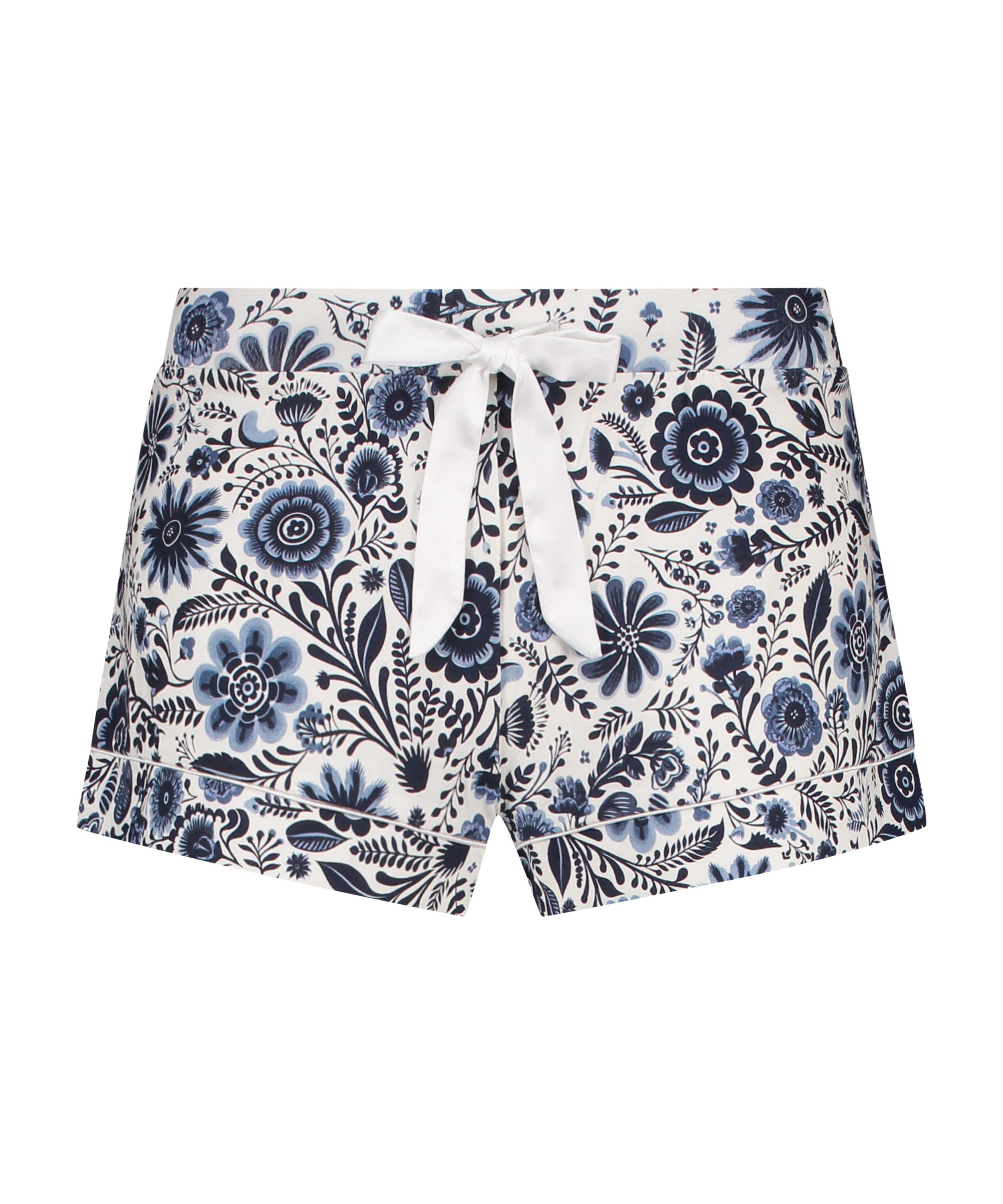 Short de pyjama Jersey, Blanc, main