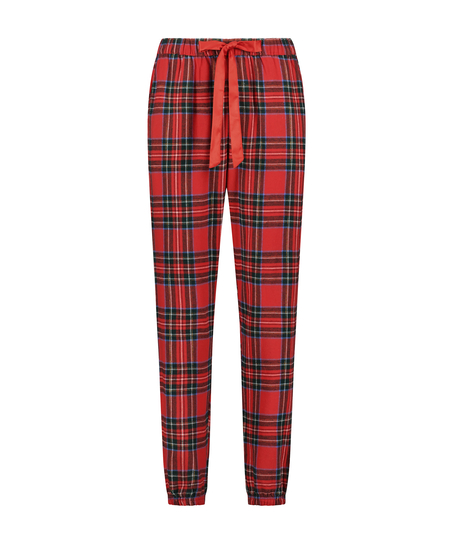 Pantalon de Pyjama Flanel, Rouge