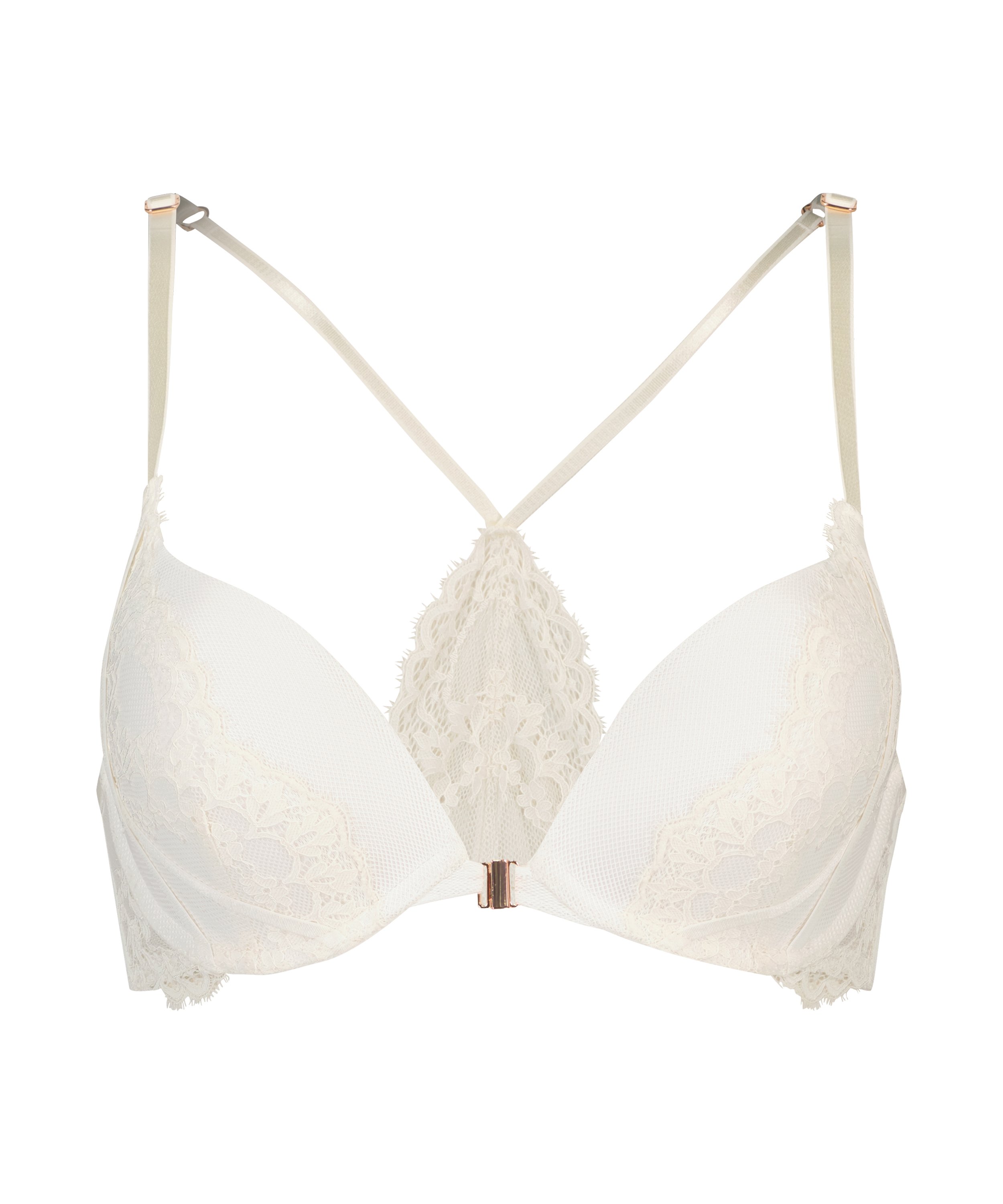 Soutien-gorge à armatures préformé push-up Miley, Blanc, main