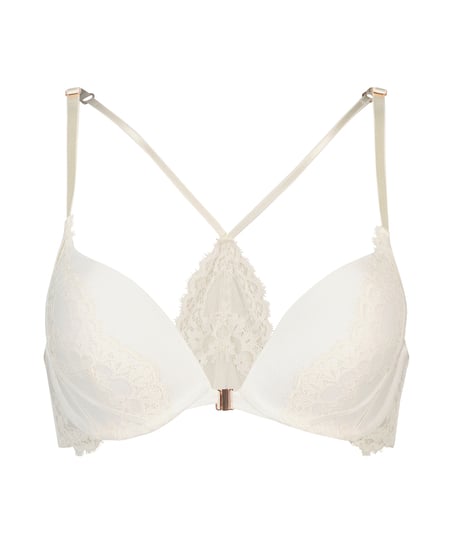 Soutien-gorge à armatures préformé push-up Miley, Blanc