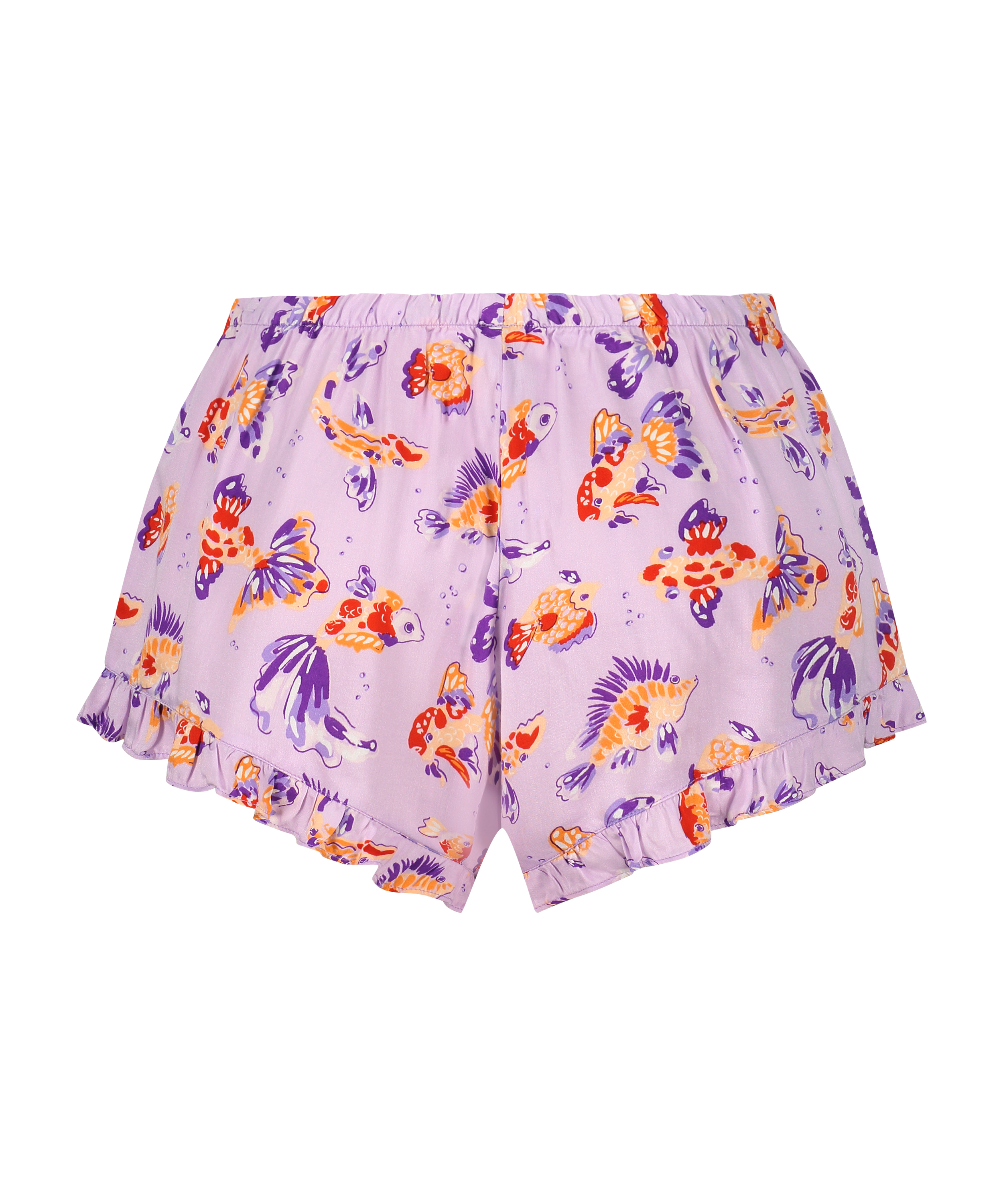 Short de pyjama Satin, Violet, main