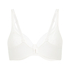 Soutien-gorge à armatures non-préformé en maille, Blanc