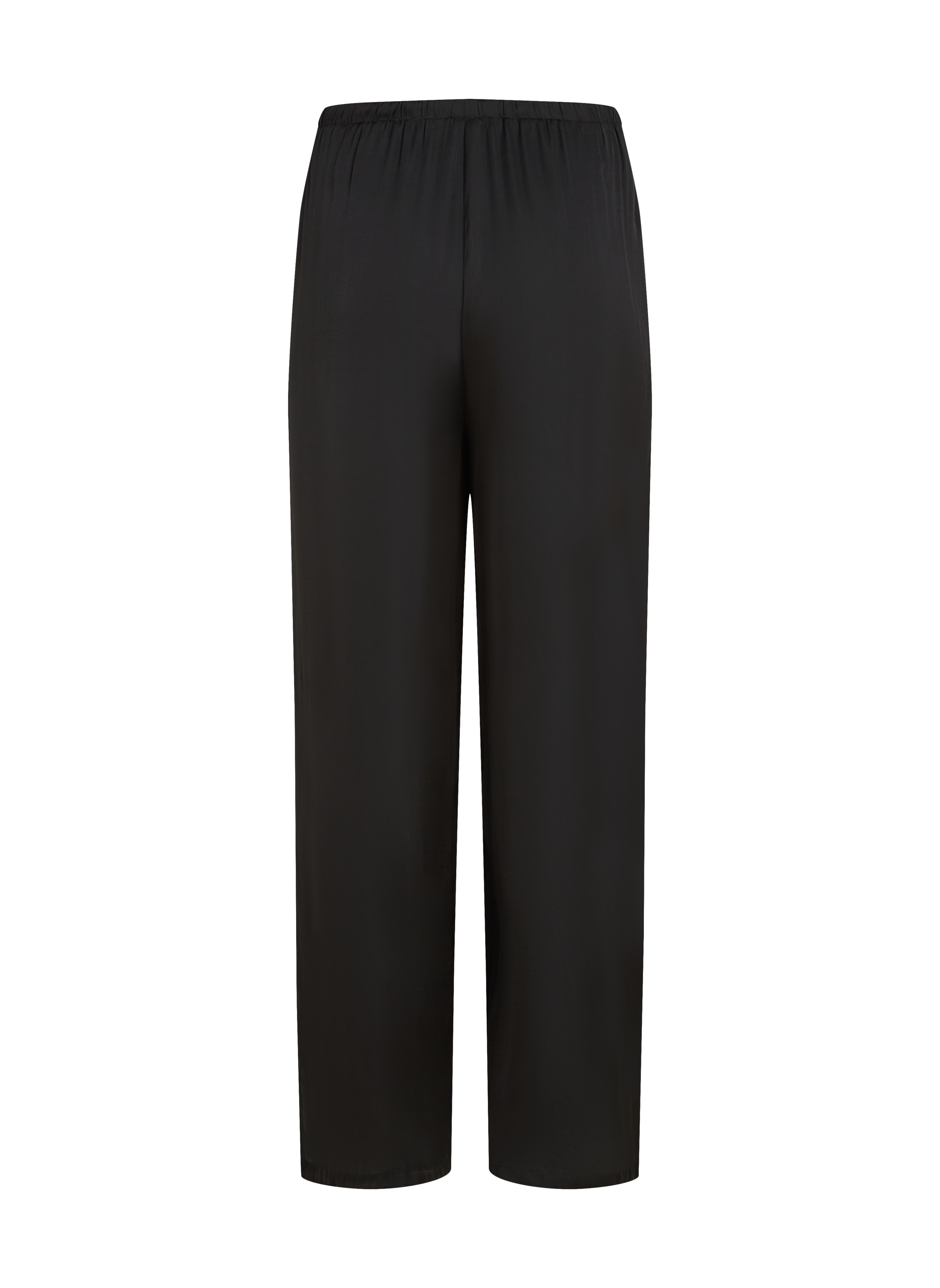 Pantalon de plage en satin, Noir, main