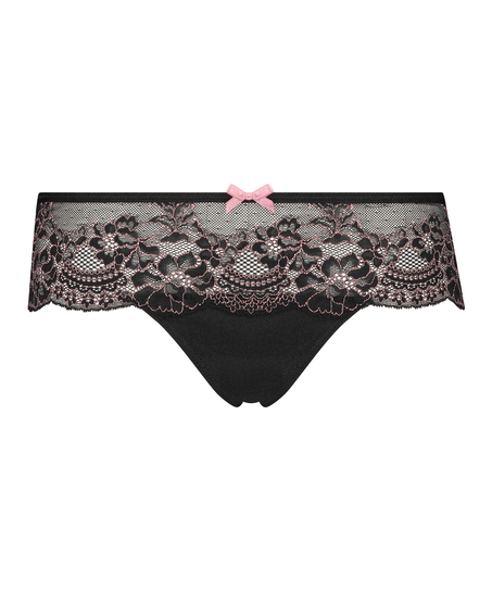 Boxer string Doriane, Noir