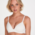 Soutien-gorge push-up préformé sans armatures Mona, Blanc