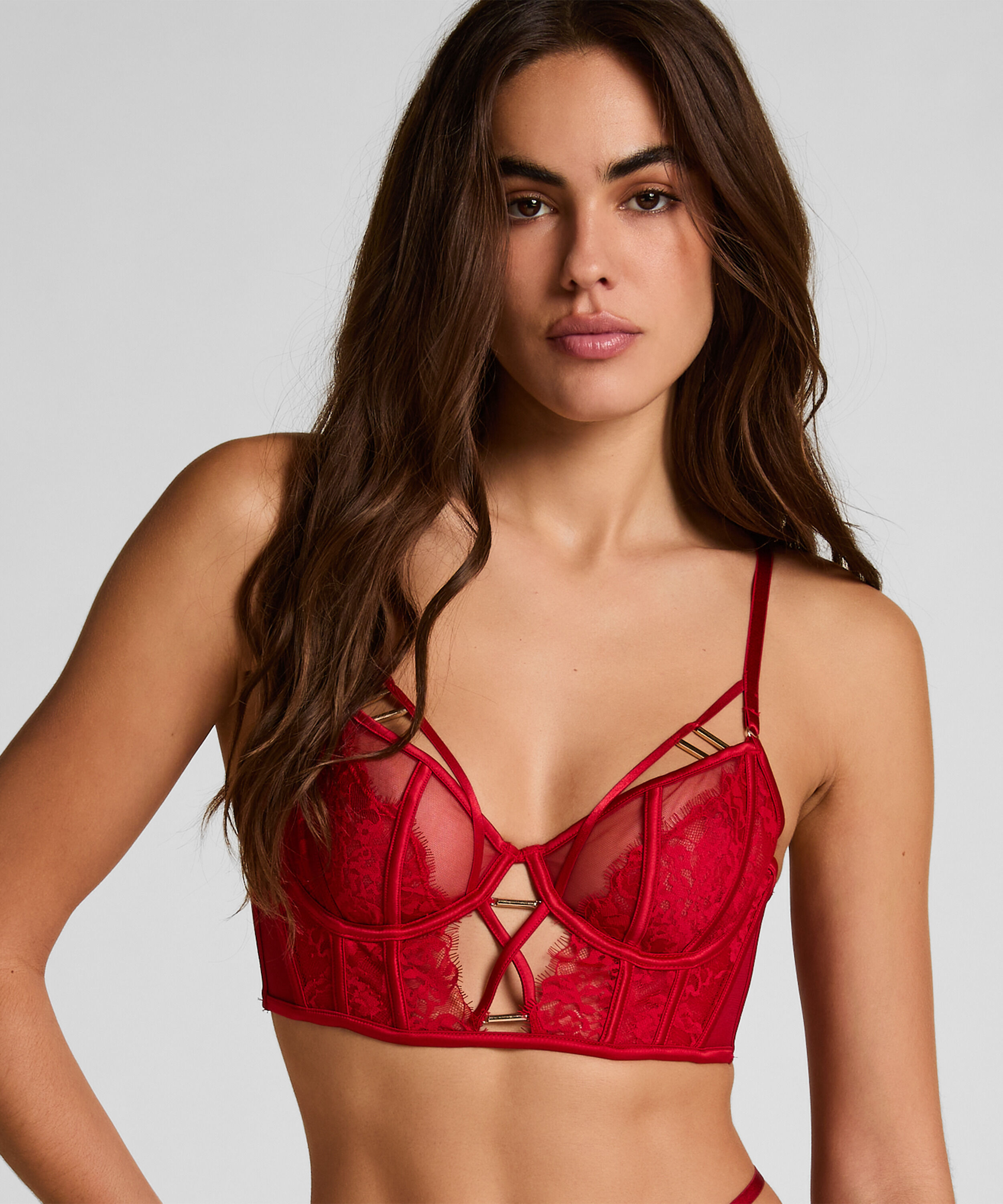 Soutien-gorge à armatures non-rembourré Noeki, Rouge Soutien-gorge à armatures non-rembourré Noeki, Rouge