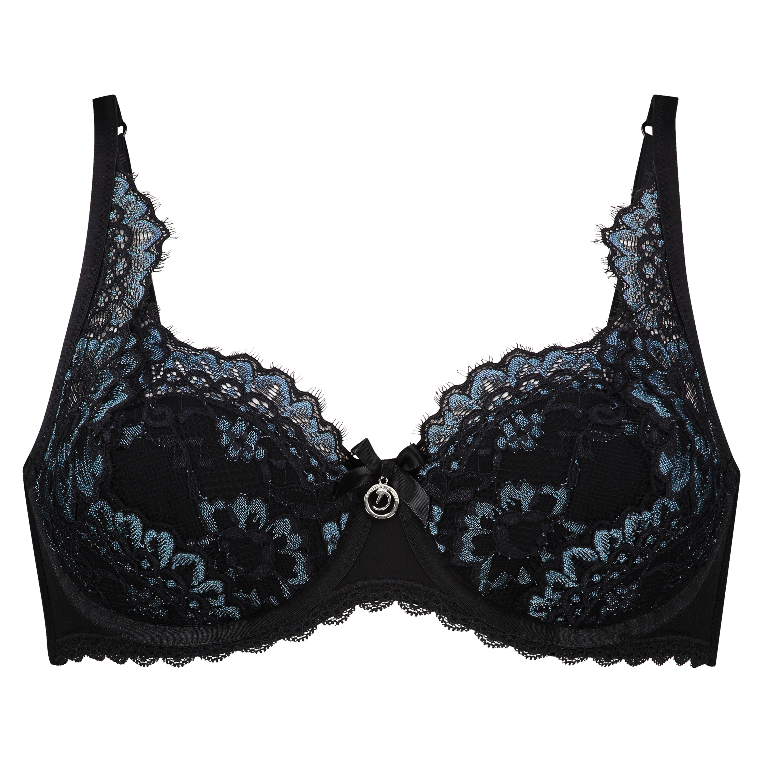 Soutien-gorge demi-bonnets préformés Enchanted Doutzen, Noir, main