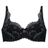 Soutien-gorge demi-bonnets préformés Enchanted Doutzen, Noir