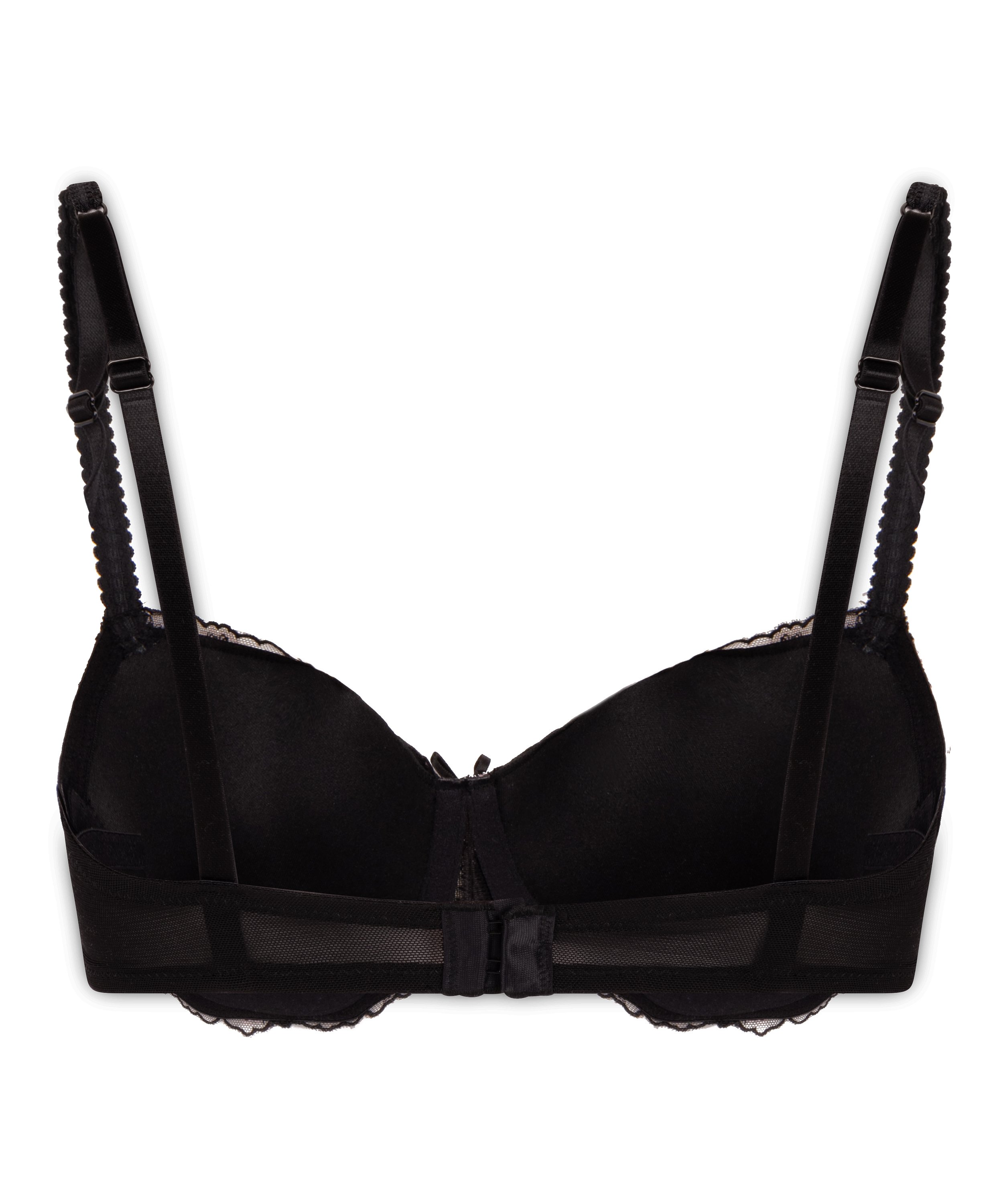 Soutien-gorge à armatures rembourré Chloe, Noir, main