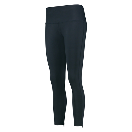 Legging de sport taille haute zip HKMX niveau 2, Noir