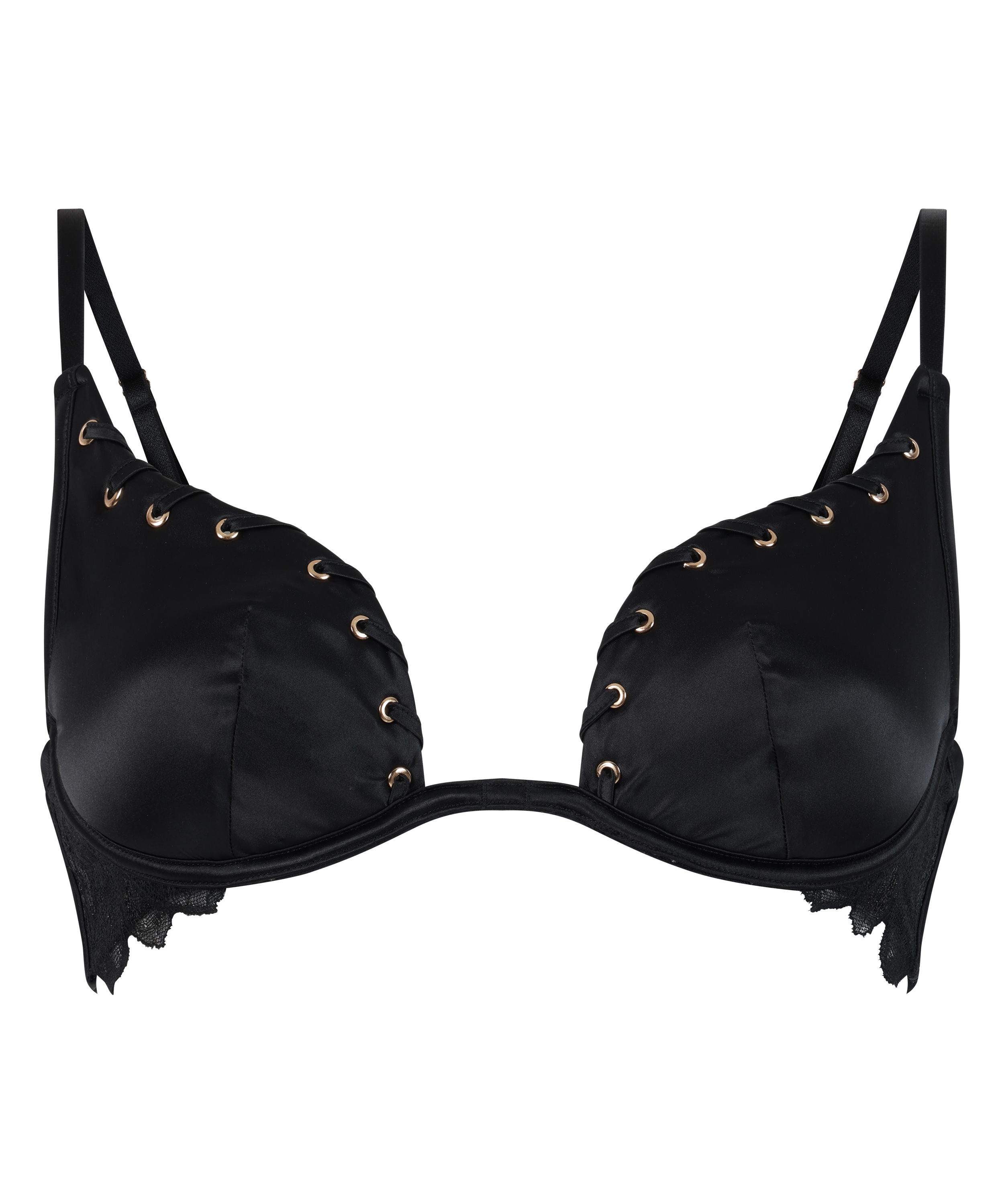 Soutien-gorge à armatures préformé Cierra, Noir, main