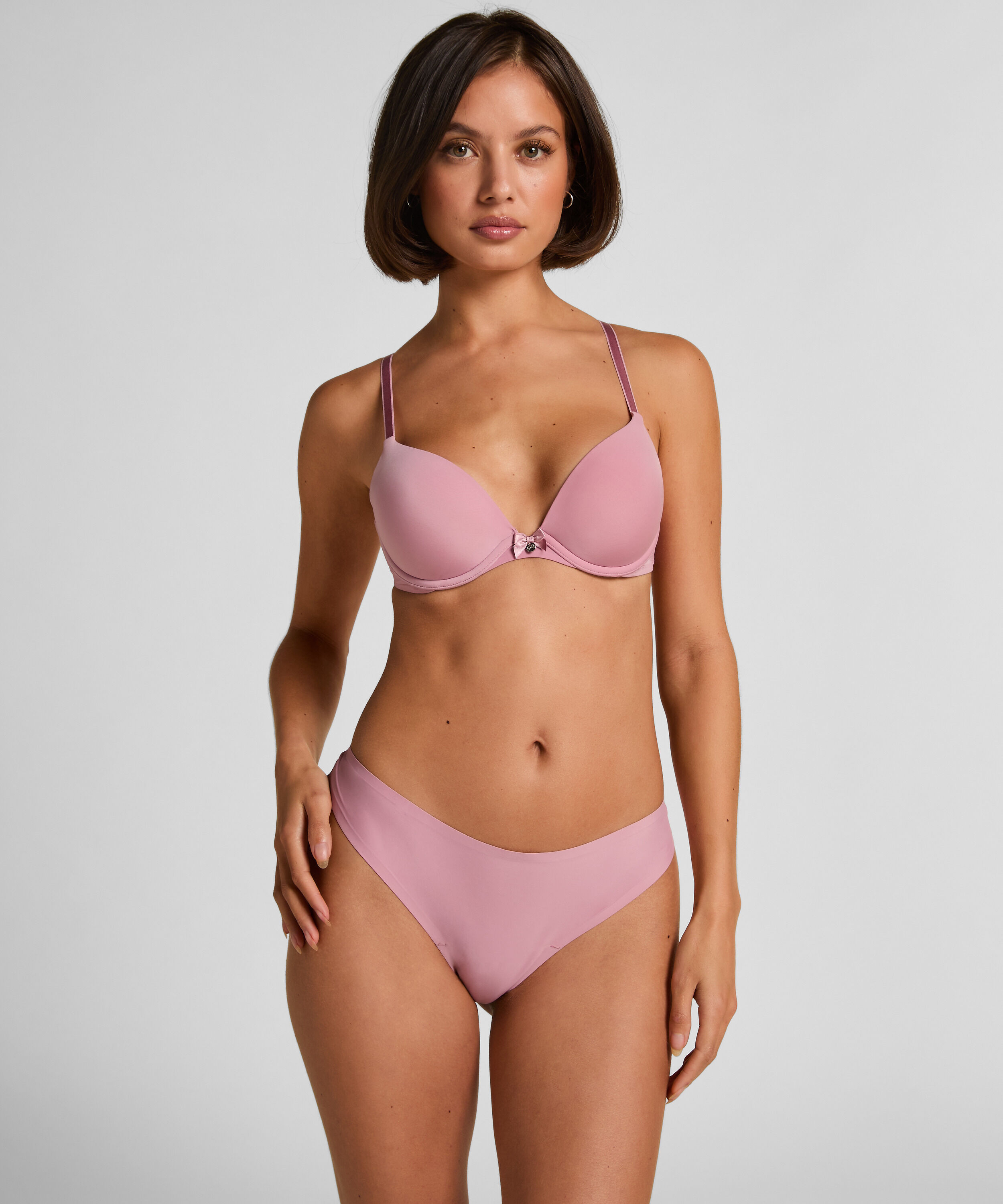 String Invisible Lace back, Rose