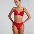 Soutien-gorge à armatures préformé Plunge, Rouge