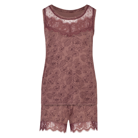 PJ Short set singlet, Rose
