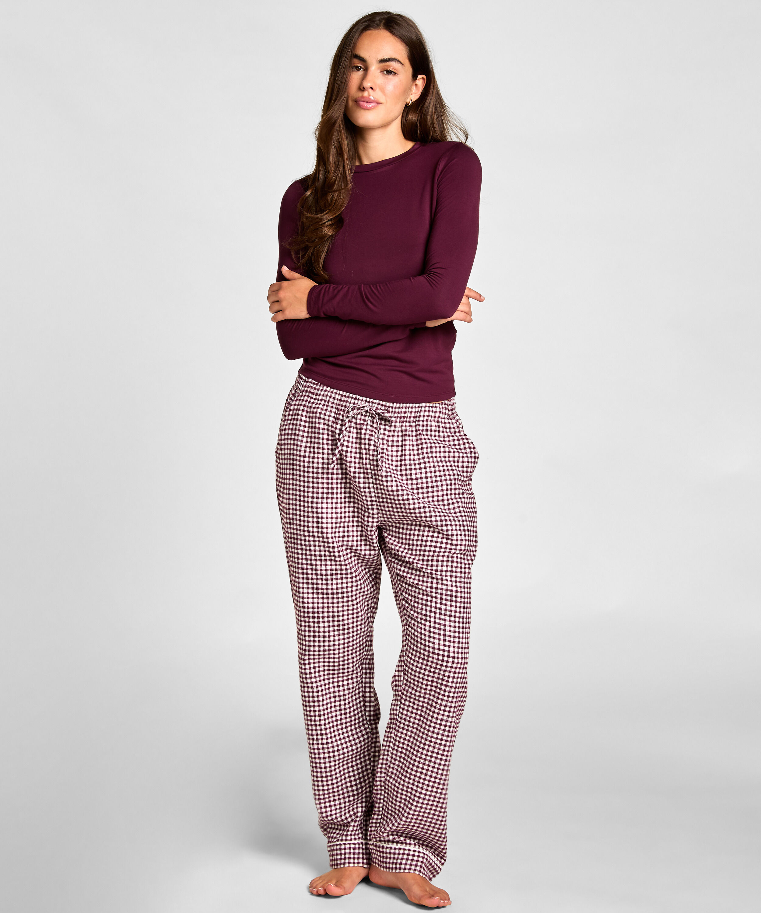 Pyjama en sergé, Violet Pyjama en sergé, Violet