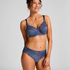 Slip taille haute Sophie, Bleu
