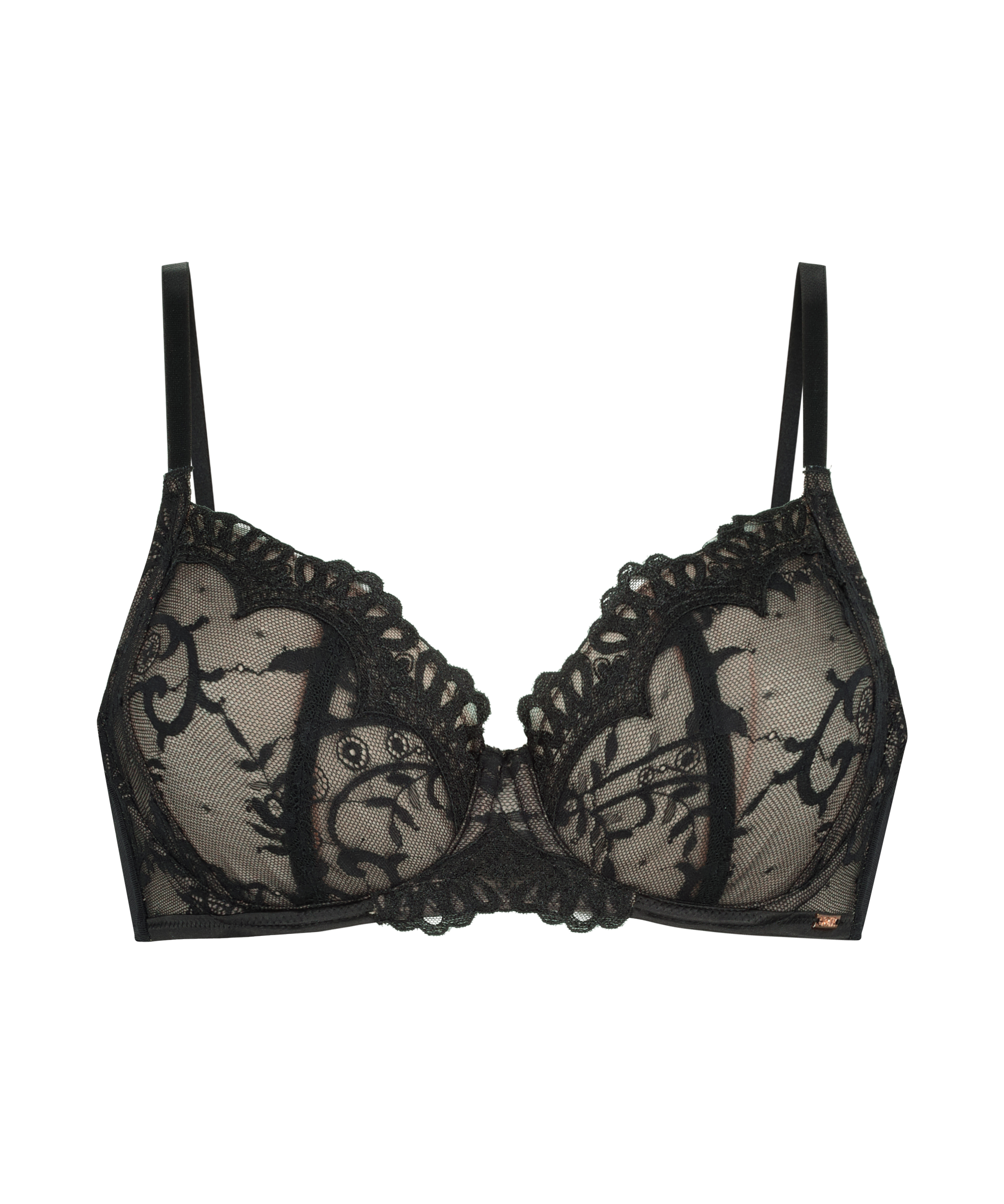 Soutien-gorge &agrave; armatures non-pr&eacute;form&eacute; Helena, Noir, main