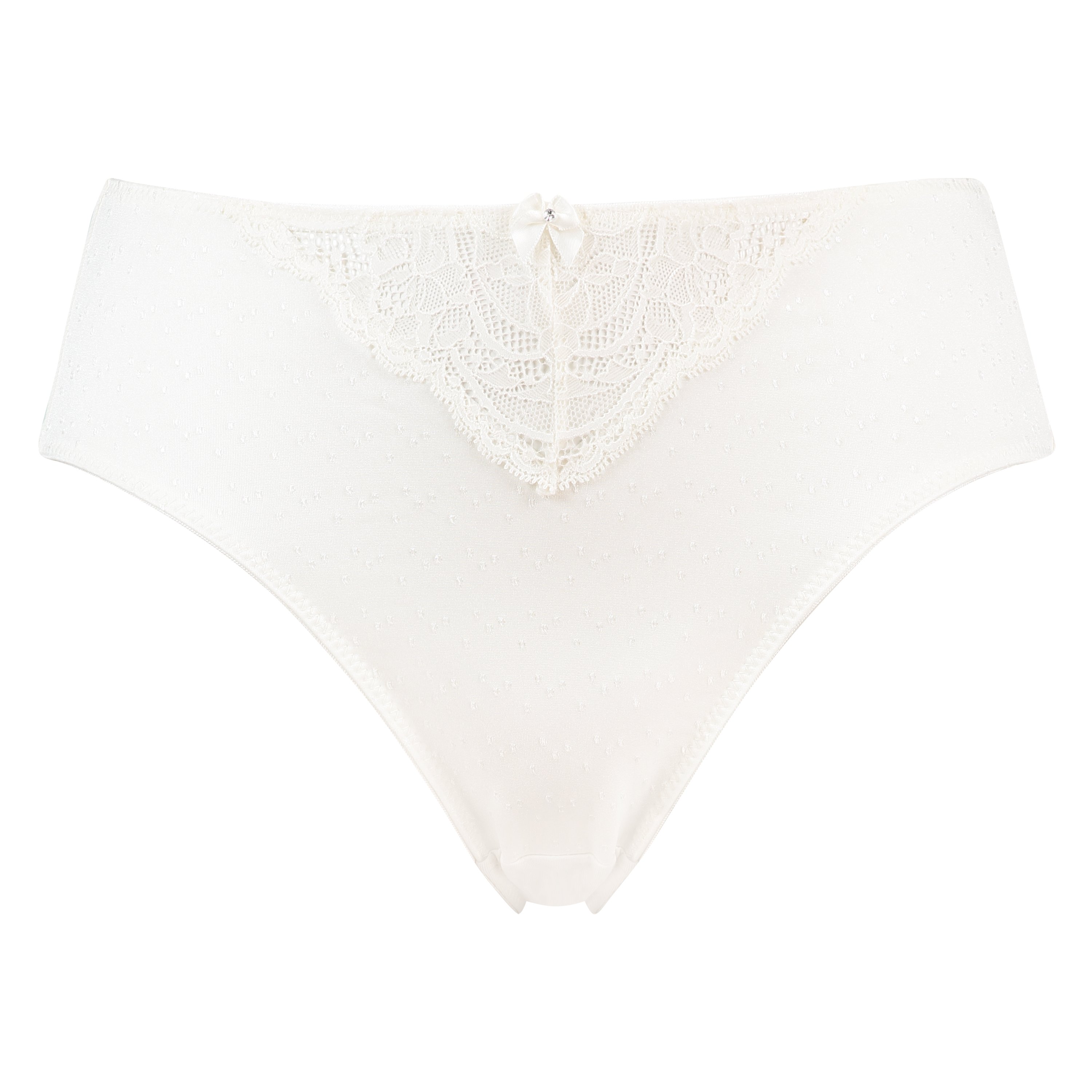 Slip taille haute Sophie, Blanc, main