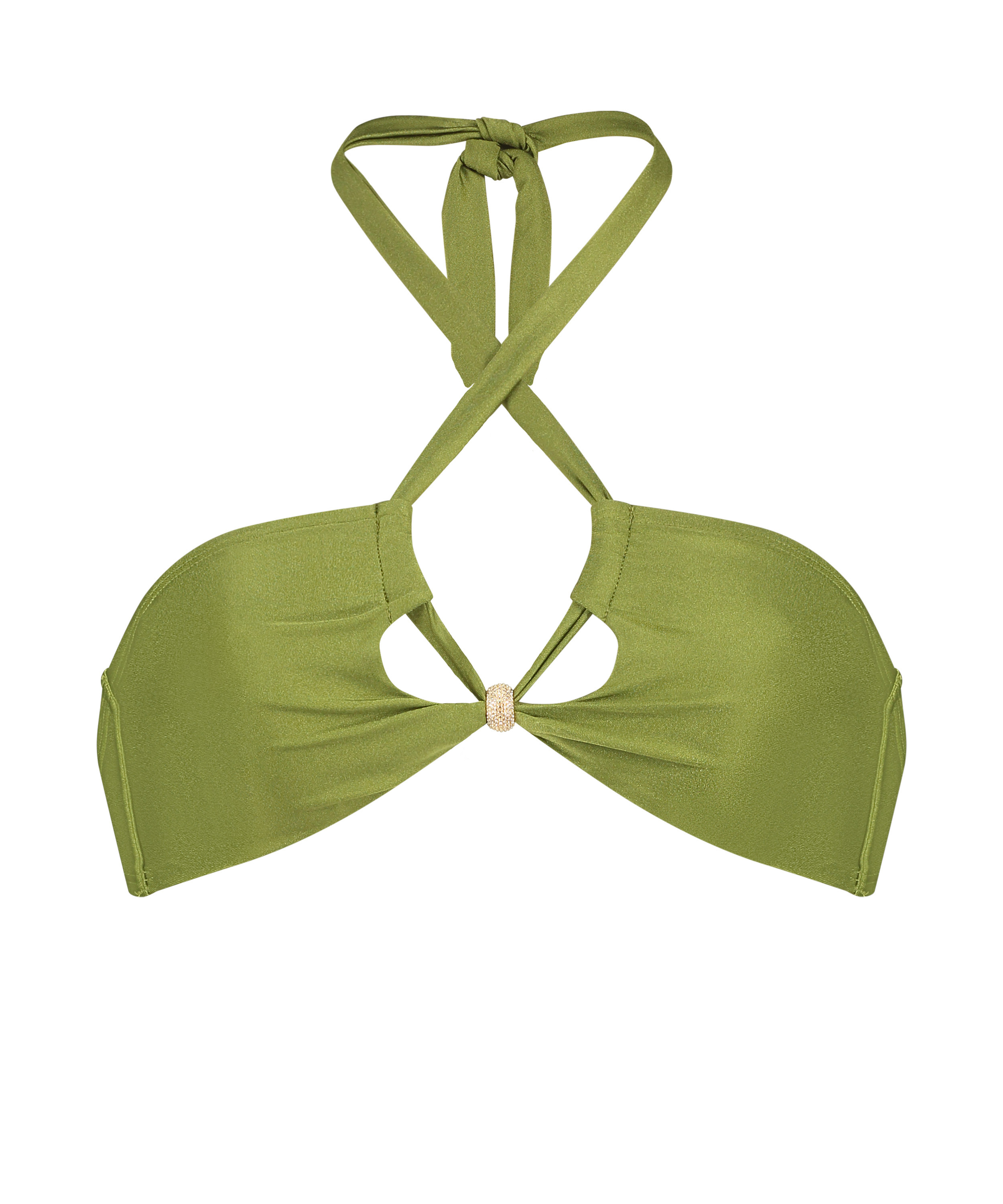 Haut de bikini Holbox, Vert, main