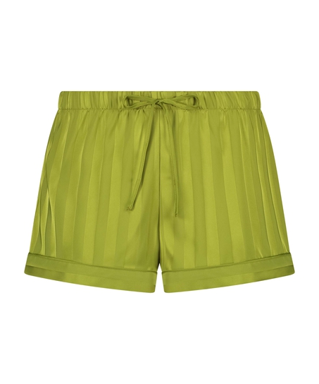 Short de pyjama Satin, Vert