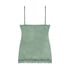 Camisole velours Dentelle, Vert