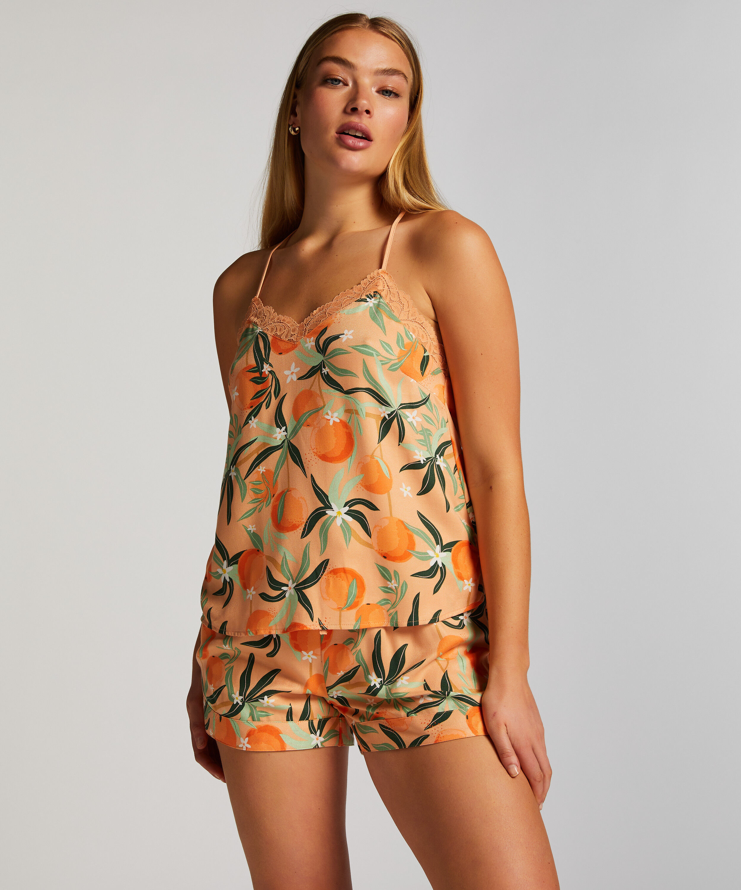 Short de pijama, Rose