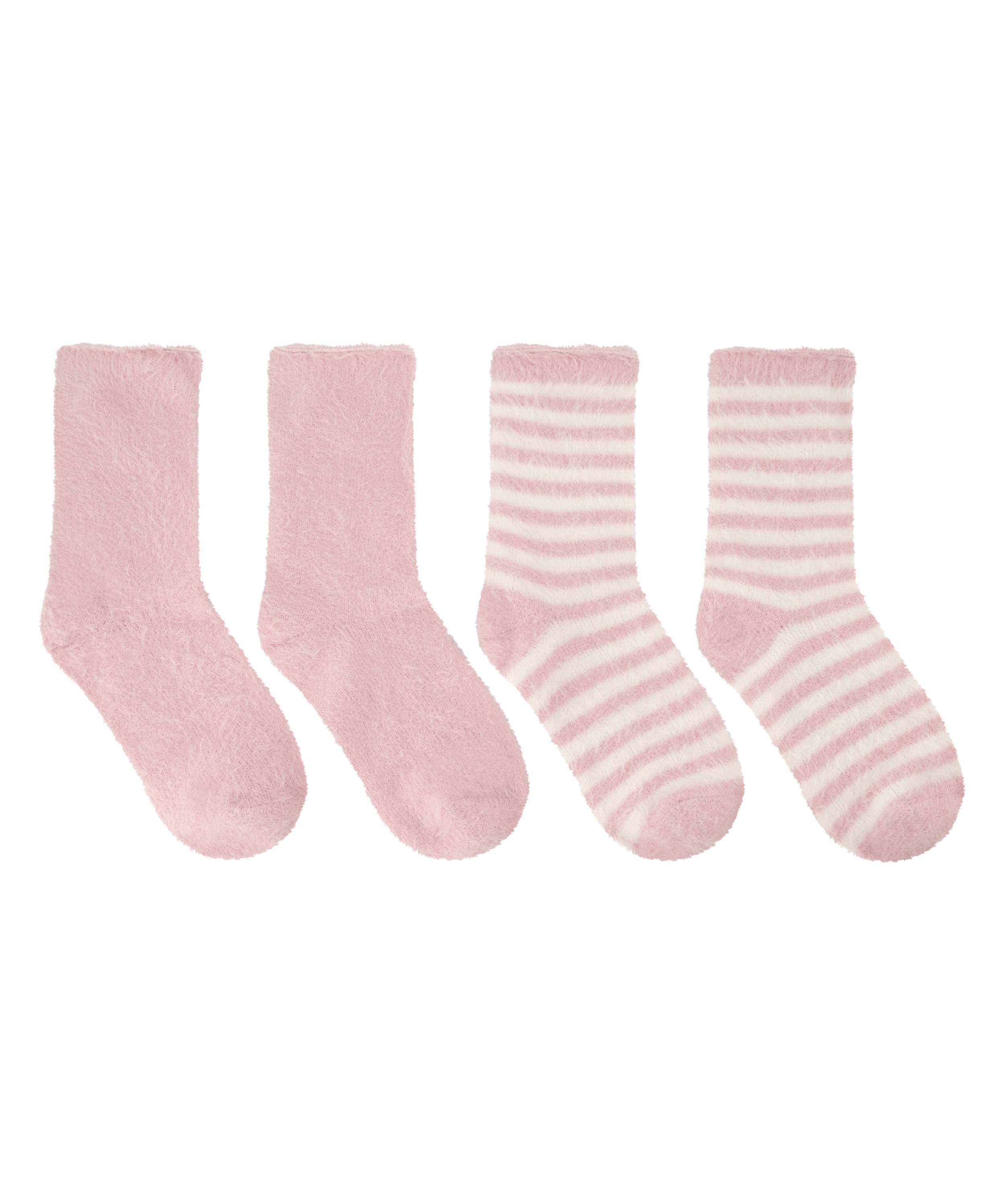 2 paires de chaussettes, Rose, main