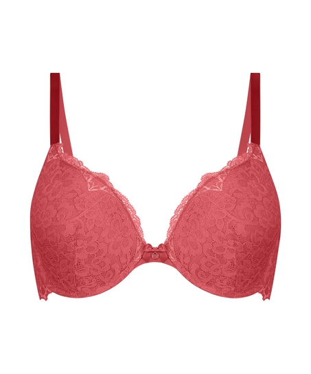 Soutien-gorge à armatures préformé push-up Marine, Rouge