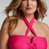 Haut de bikini court Naples, Rose