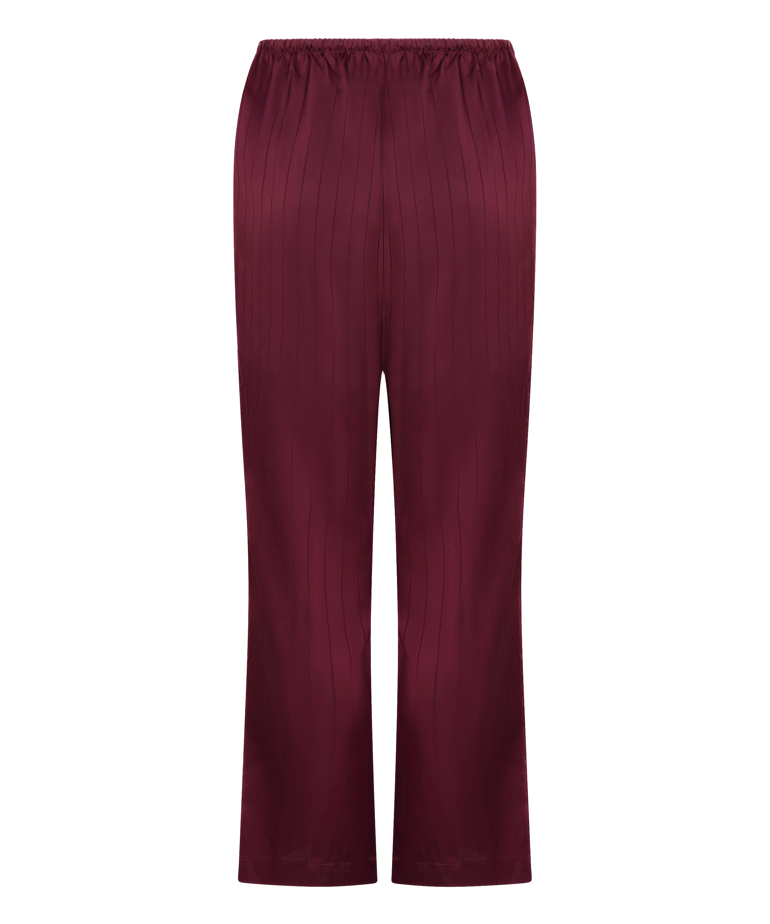 Pantalon à rayures en satin, Violet, main