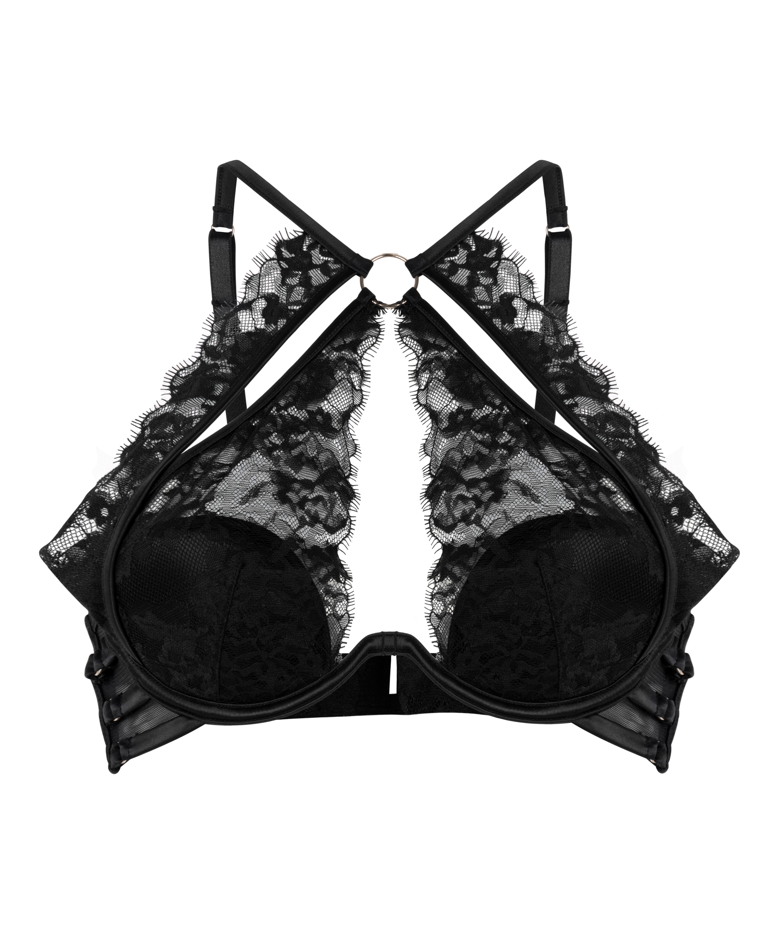 Soutien-gorge &agrave; armatures rembourr&eacute; Nienke, Noir, main