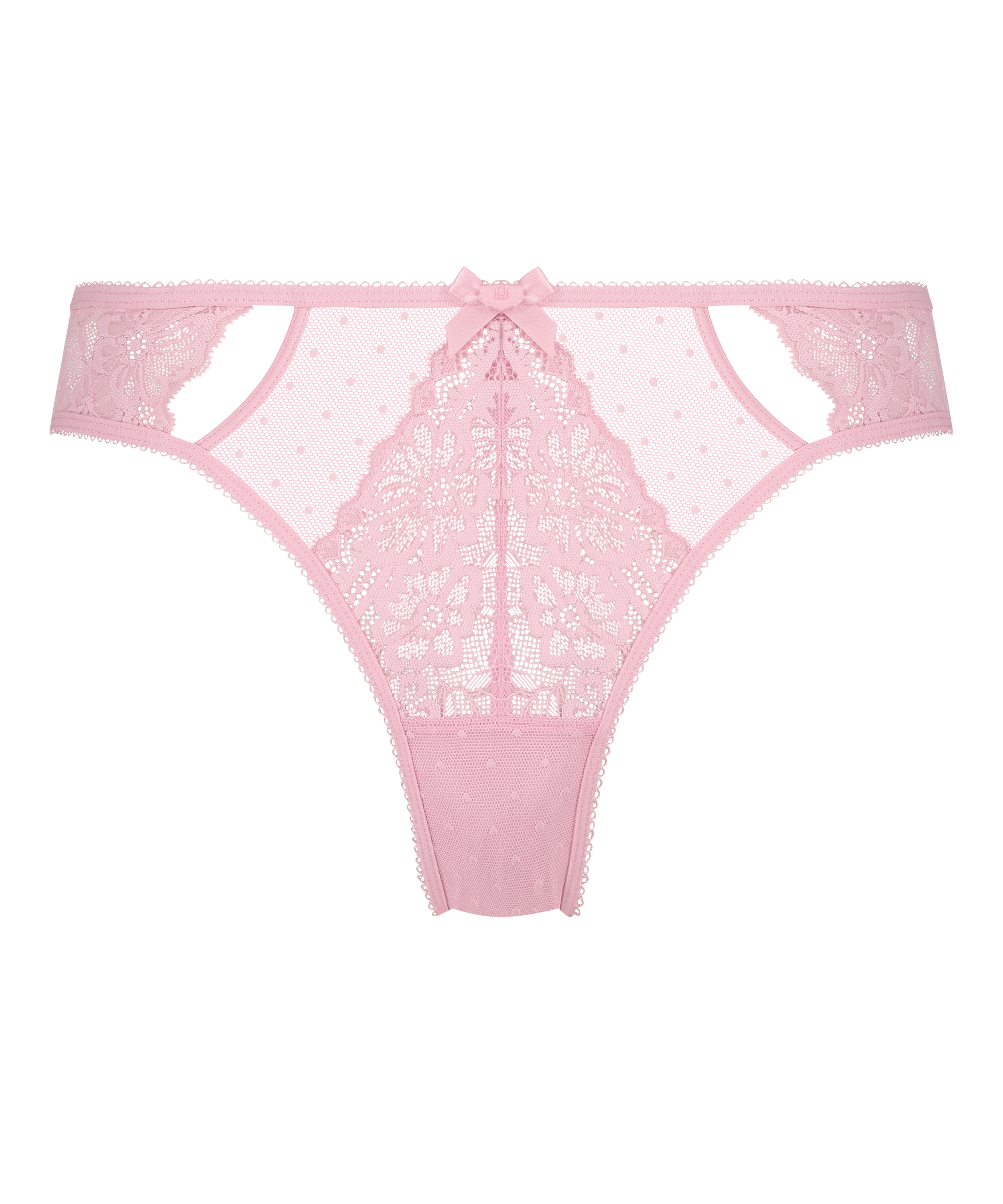 Slip brésilien Sylvie, Rose, main