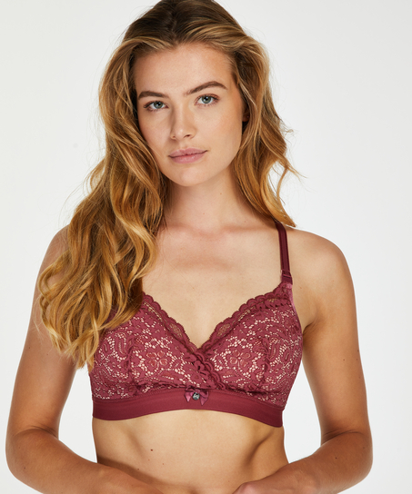 Soutien-gorge d’allaitement préformé Rose, Rouge