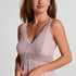 Nuisette Nora dentelle, Rose