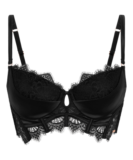 Soutien-gorge à la palangre à armatures préformé Zoé, Noir