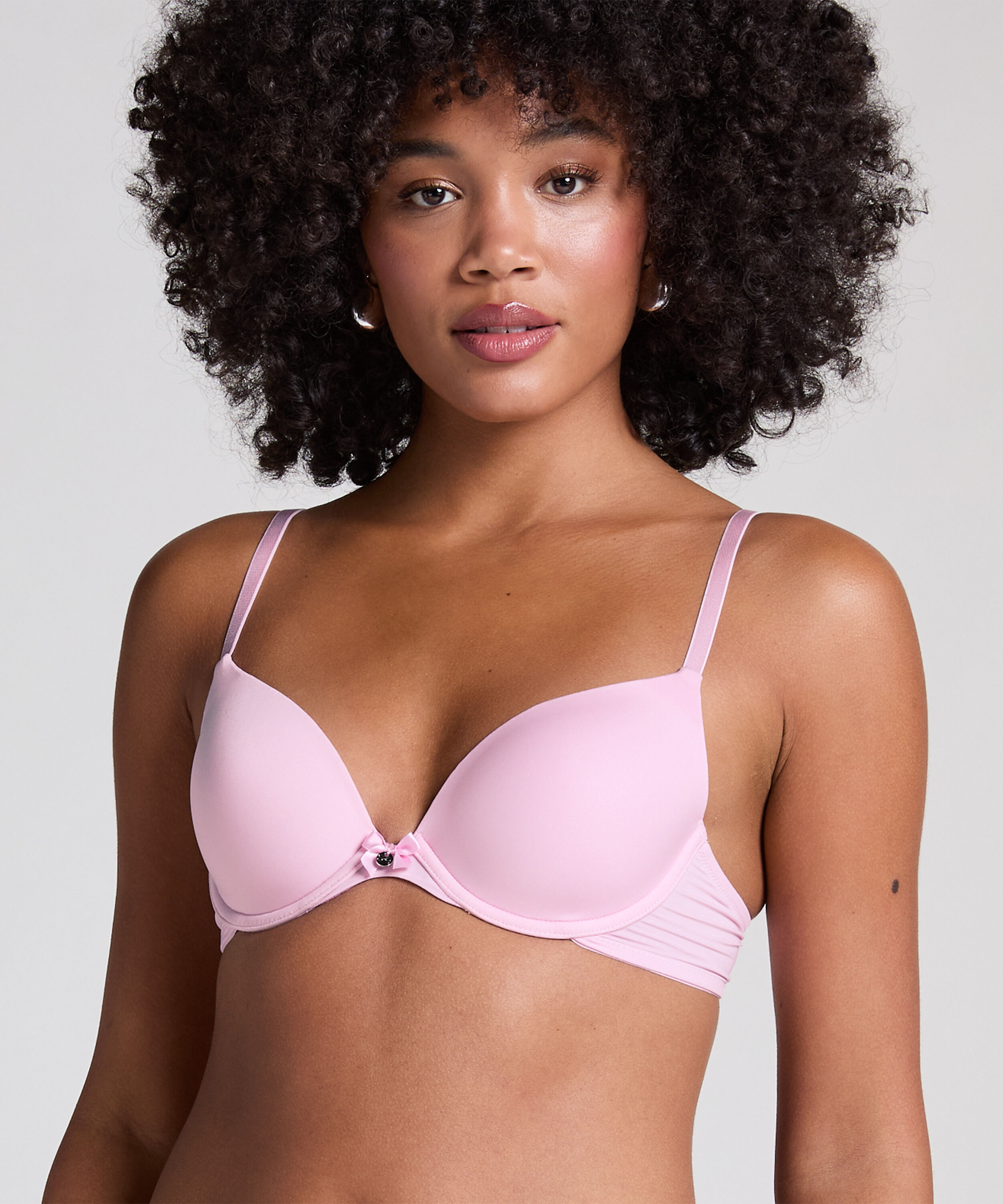 Soutien-gorge à armatures préformé Plunge, Rose