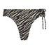 Slip de Bikini Rio Zebra, marron