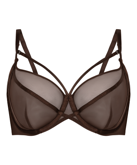 Soutien-gorge à armatures non-préformé Rianne, Marron